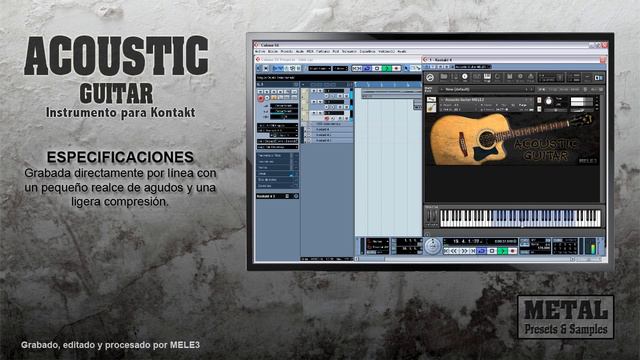 Acoustic Guitar MELE3 (Kontakt Instrument) смотреть онлайн