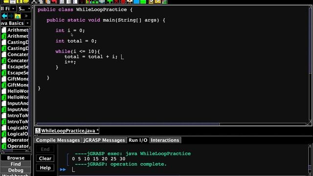 While Loops (Expressions, Operators, and Control Structures) - AP Computer Science A MasterClass смотреть онлайн