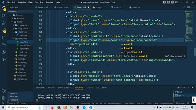 django part 4 | Signup modal in django using bootstrap смотреть онлайн