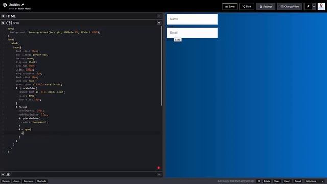 HTML CSS tutorial - How to customize inputs placeholders смотреть онлайн