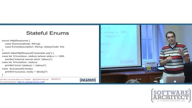 Swift - Apple's new programming language for iOS and OS X - Sasha Goldshtein смотреть онлайн