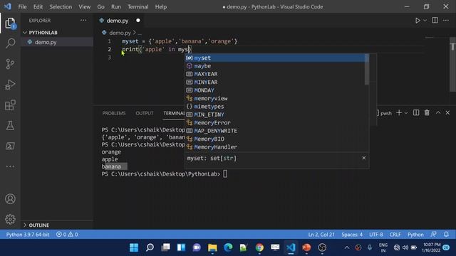 28. Sets in Python смотреть онлайн