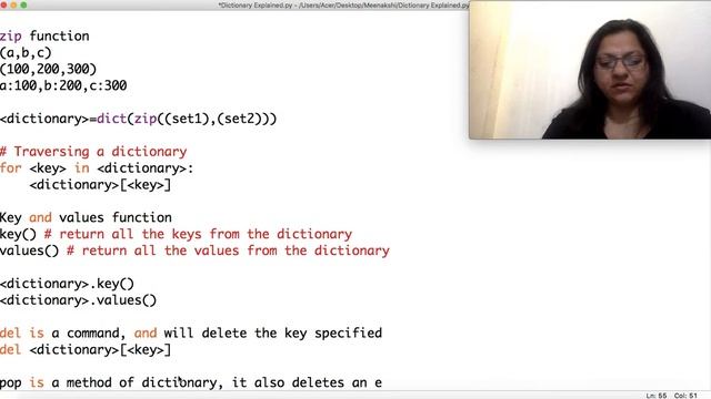 Class 11 IP(065) Dictionary in Python Part-5 by Meenakshi Mam смотреть онлайн