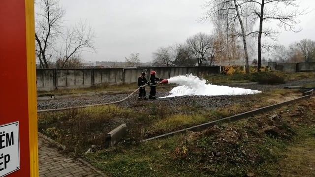 Подача воздушно-механической пены на пожарном насосе НЦПН-40/100 смотреть онлайн