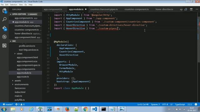 Angular Modules - Using NgModule (Angular 4) - #13 смотреть онлайн
