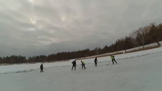Любительский хоккей ( Дворовой хоккей ) Красный Лиман смотреть онлайн