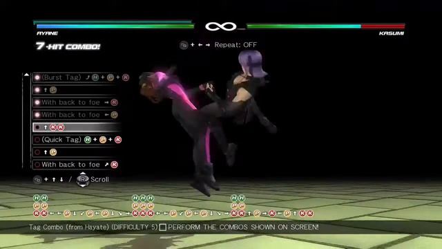 DEAD OR ALIVE 5 Last Round Core Fighters combos pt 2 смотреть онлайн
