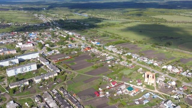 село Вазерки Бессоновского района Пензенской области \ обзорная аэросъемка смотреть онлайн