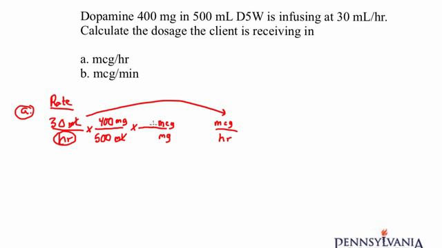 Rate Conversion #14 - IV Conversion to mcg/hr and mcg/min смотреть онлайн