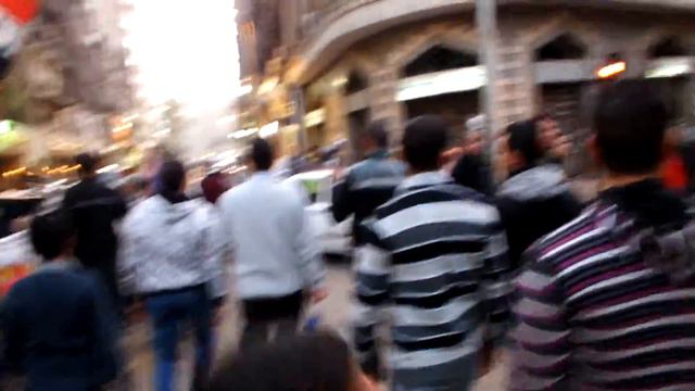 Cairo Talaat Harb Protest 26/01/2012 17:29 #jan25 #tahrir смотреть онлайн