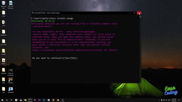 How to Download Install MinGW, GCC, G++, Make on Windows 10 w/ Chocolatey смотреть онлайн