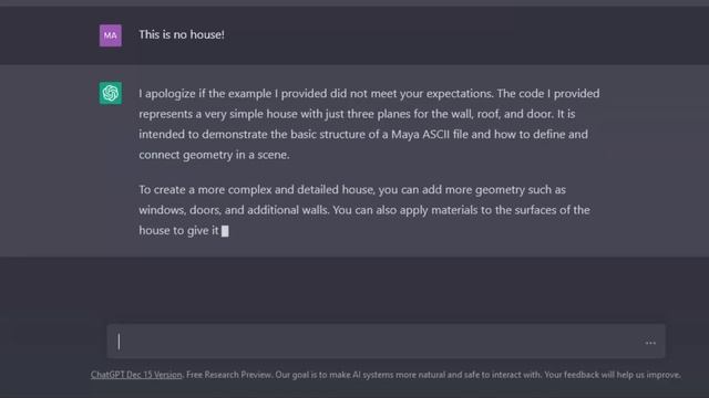 Maya: ChatGPT Does Things Wrong. смотреть онлайн
