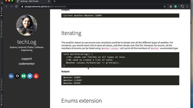 Dart Enums смотреть онлайн