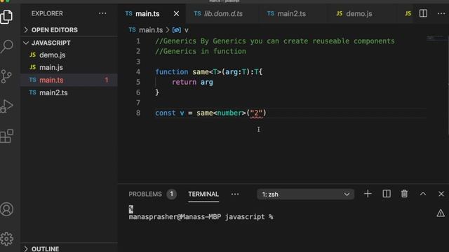 Inheritance, Access modifiers, Generics in typescript смотреть онлайн