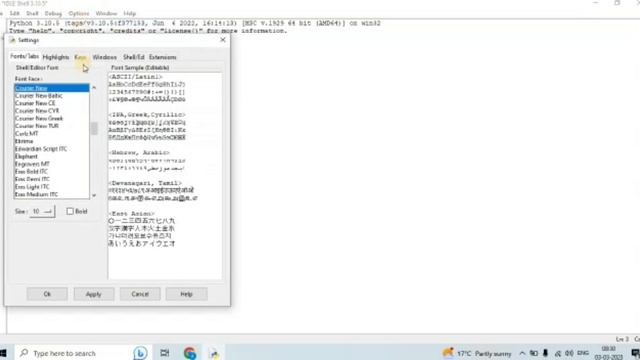 how to increase the font size of python idle | shell смотреть онлайн