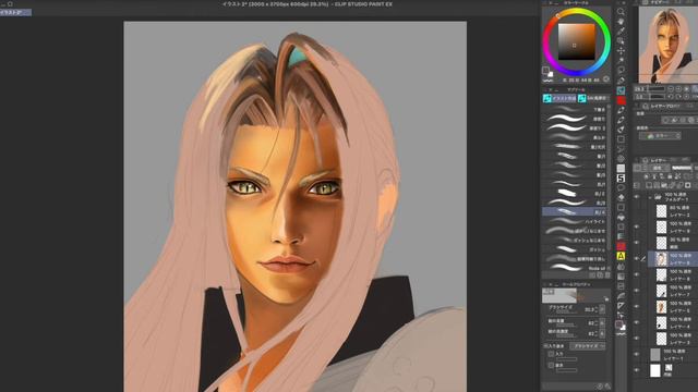 Drawing Sephiroth | FINAL FANTASY VII REBIRTH【模写イラスト】 смотреть онлайн