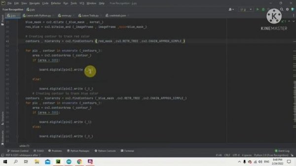 Arduino Color Detection with Python and openCV