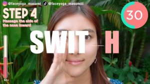 Массаж лица//тонкий нос