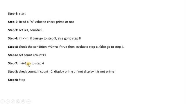Algorithm and FLOWCHART for prime number by satish kumar смотреть онлайн