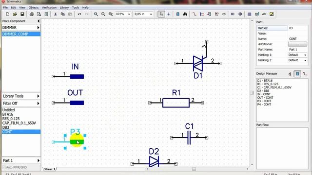 Как Сделать Диммер для болгарки 2: SolidWorks + DipTrace. Разводим Плату. 3D модели