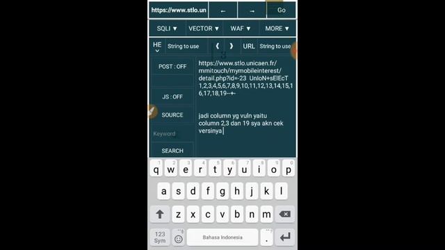 Sql injection manual di android смотреть онлайн