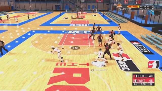 NBA 2k22 Rec Center Most DUMB TOXIC BUM Sabotages our game We we're HEATED смотреть онлайн