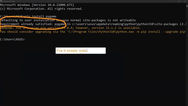 Quick fix: How to run pip package installation in the cmd (Python)(Windows) смотреть онлайн
