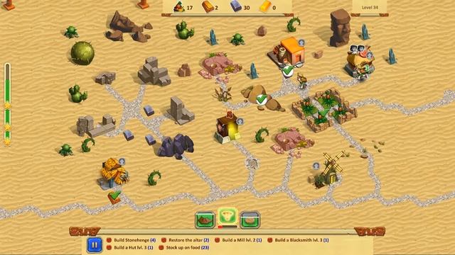 Lost Artifacts Ancient Tribe Survival, Level 34 Earning 3 Stars, 100% Achievements, 1080p/60FPS смотреть онлайн