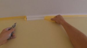 Как правильно Клеить и снимать малярный скотч с багета, после покраски стен.