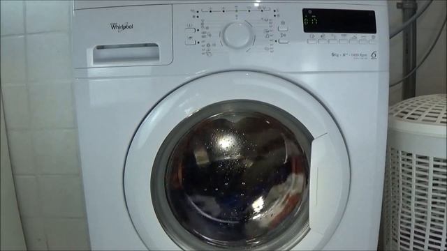 Whirlpool Primo 1406 UM Quick wash, Cold wash program washing machine, test example movie 254 смотреть онлайн