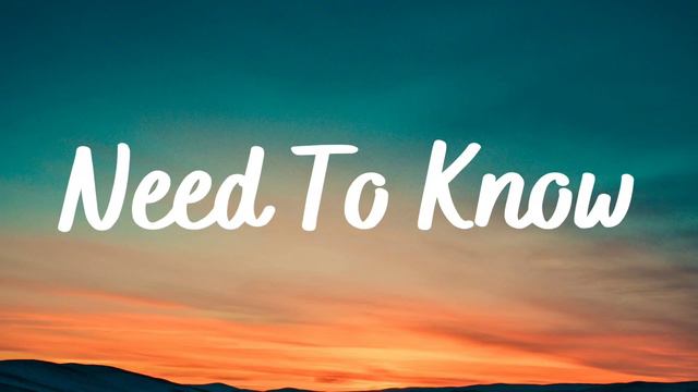 Doja Cat - Need To Know (Speed Up) смотреть онлайн