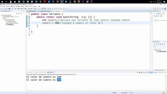 Curso de Java para "tontos" Aprende java desde 0 cero 2019. #4 ¿Qué es una variable en Java? смотреть онлайн