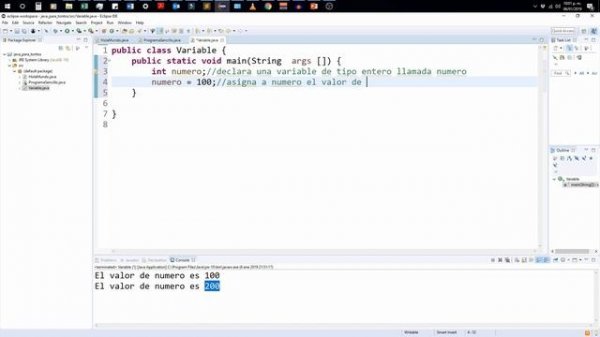 Curso de Java para "tontos" Aprende java desde 0 cero 2019. #4 ¿Qué es una variable en Java?
