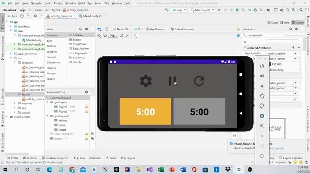 Android Studio Chess Clock Tutorial | Part - 0 | Introduction to the App | Using Kotlin смотреть онлайн