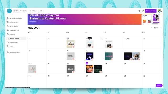 Schedule Content to INSTAGRAM with Canva смотреть онлайн