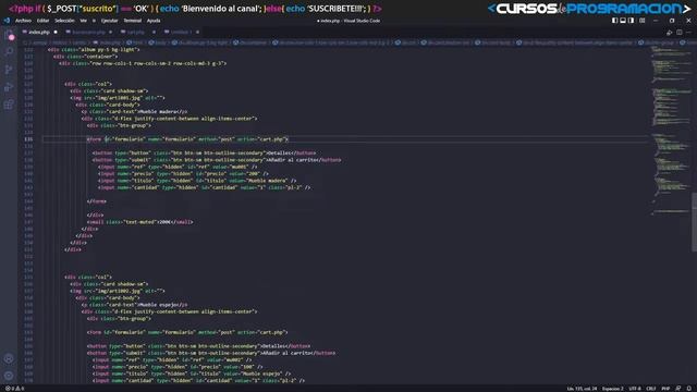 Crear carrito de compras смотреть онлайн