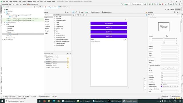 Curso de Android con Java: Clase MediaPlayer para reproducir un archivo mp3 смотреть онлайн