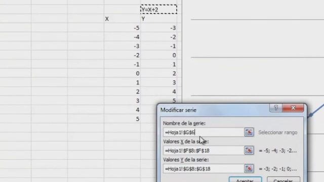 Gráfico de DISPERSIÓN XY EN EXCEL - Función Lineal - Función Cuadrática смотреть онлайн
