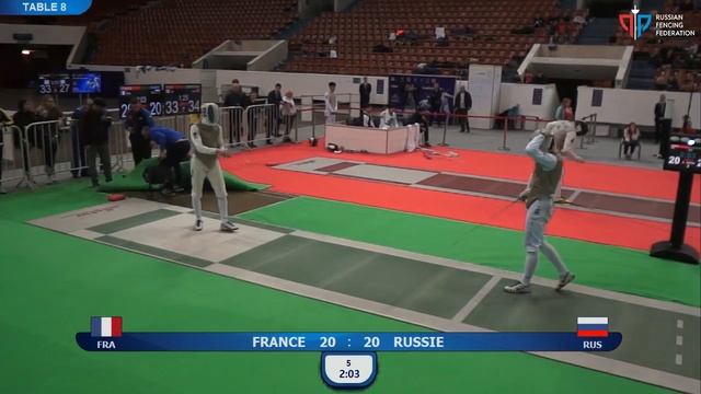 Foil of Saint-Petersburg 2019, Team T8 Russia - France смотреть онлайн