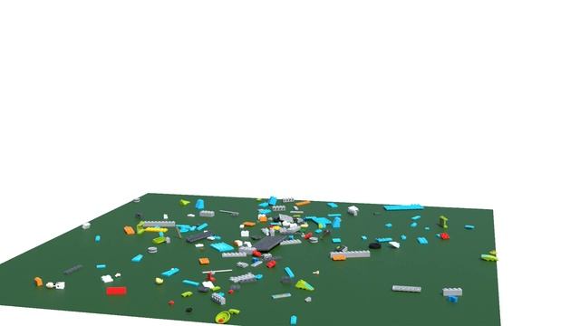 3D Lego Mystery Machine Drop made in Blender 3.6.3 Cycles смотреть онлайн