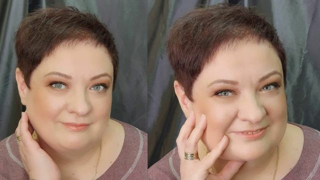 11 потрясающих коротких стрижек для женщин с полным лицом после 50 лет.