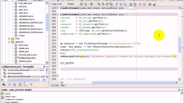 Aula 1587 java-ObjectOutputStream FileOutputStream writeObj смотреть онлайн