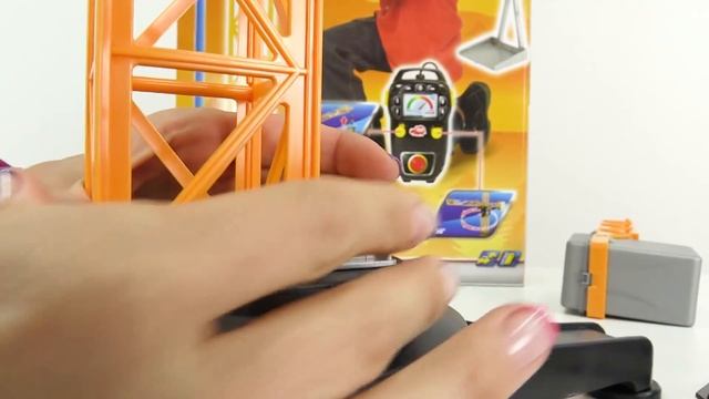 Подъемный кран на стройке. Небоскреб.Мультик про машинки. Игрушки. смотреть онлайн