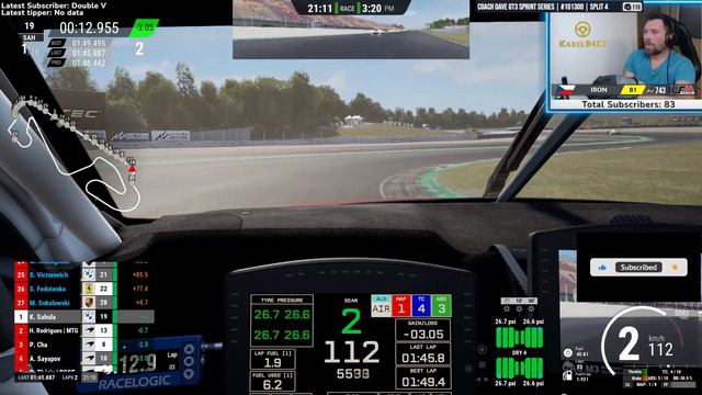 Assetto Corsa Competizione - LFM Sprint - BMW M4 GT3 test - Barcelona- PC - Fanatec - CZ SK смотреть онлайн