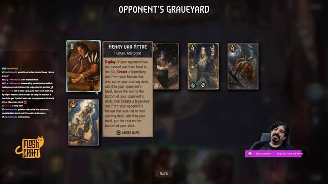 Gwent | MOSH JUST PLAYED HIS LAST GAME OF GWENT... SK Patricidal Fury vs NG Enslave 6 -- Patch 11. смотреть онлайн