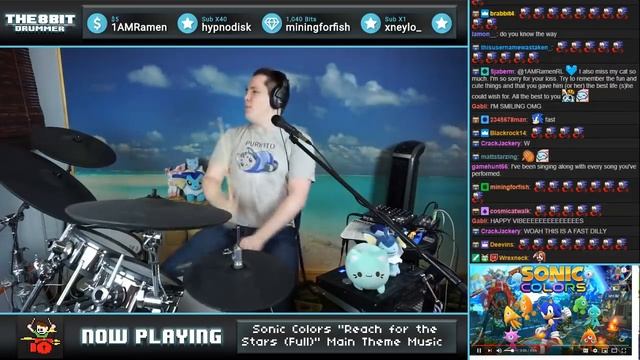 Sonic Colors - Reach For The Stars On Drums! смотреть онлайн