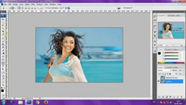 How To Perfect Hair Cutting Photoshop CS3 смотреть онлайн