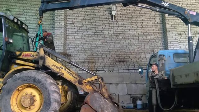 Установка АКПП NEWHOLLAND B115