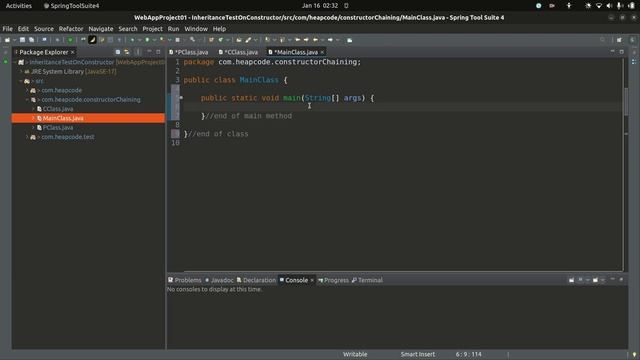 Java constructor chaining|| use of this() and super() || Session-98|| Java | Heapcode смотреть онлайн