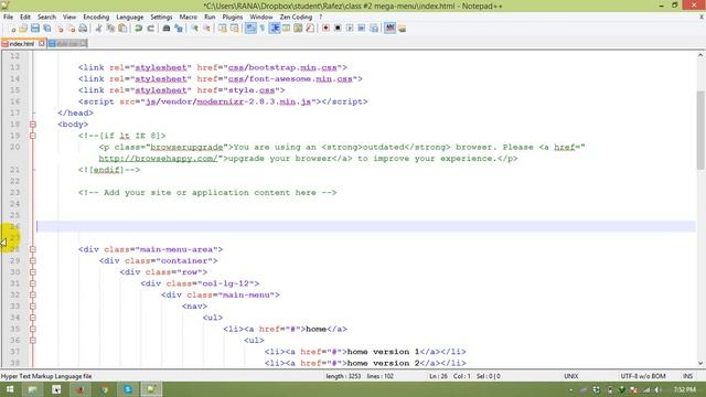 How to make mega menu with custom css. Class #2 | Salim Rana смотреть онлайн
